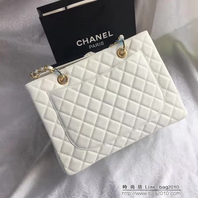 香奈兒CHANEL 50995 經典系列 魚子醬牛皮方形風格雙鏈條包 DSC1951